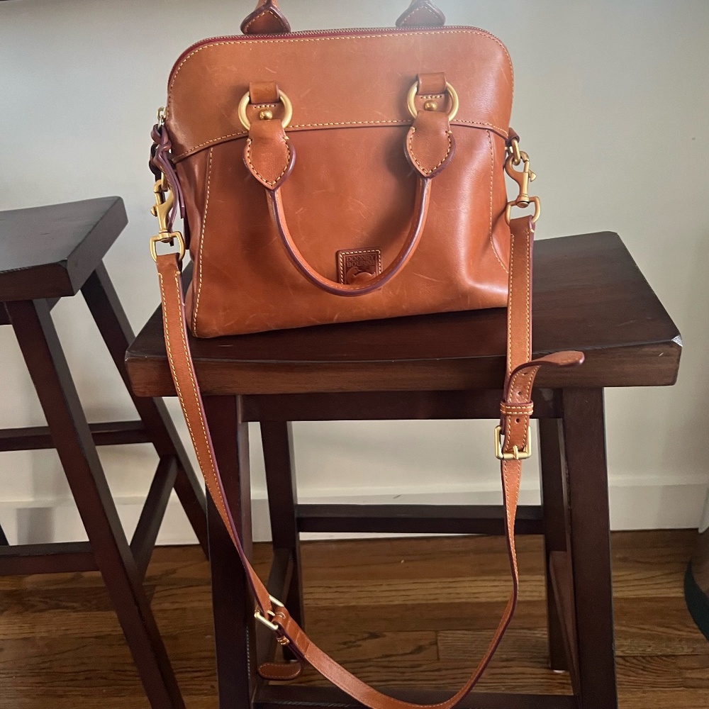 Dooney & Bourke Florentine Cameron Satchel - Natural